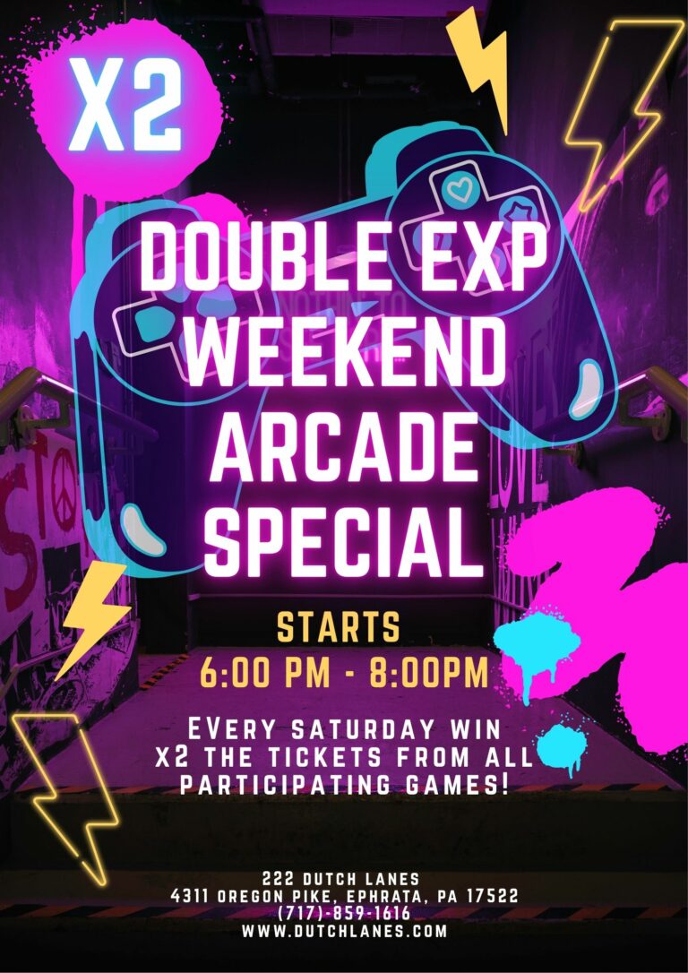Black, Pink Yellow and Blue Neon Game Night Poster