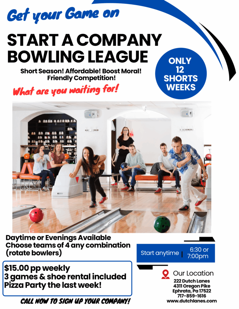 Company Bowling League-1