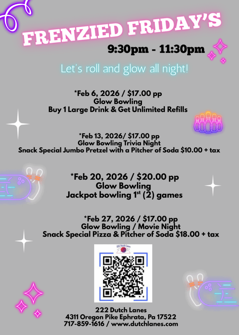 New Frenzied Fridays Feb-1